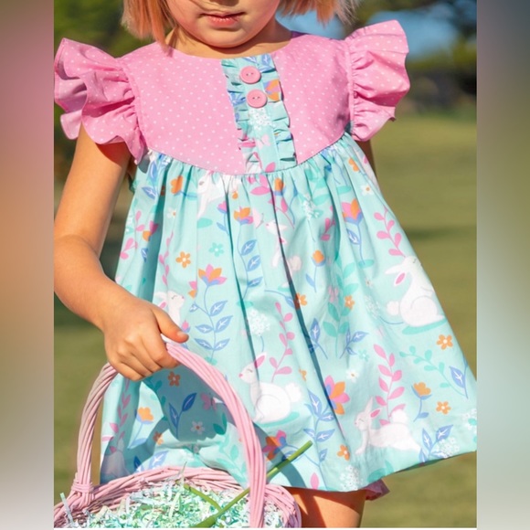 Eleanor Rose Other - Eleanor Rose Girl's Easter holiday Blouse shirt Top Size 5-6 EUC